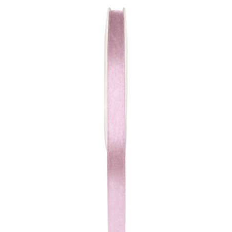 1 Doppelsatinband, pink, 6 mm x 25 meter