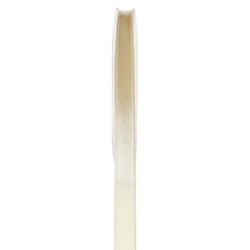 1 nastro di raso, avorio, bobina da 6 mm x 25 metri