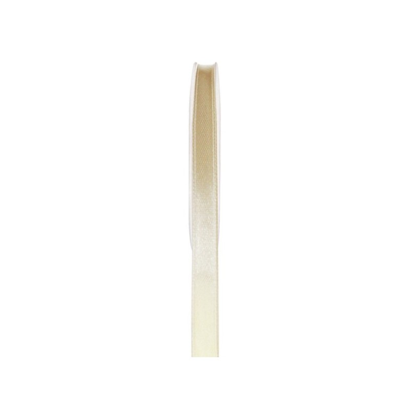 1 nastro di raso, avorio, bobina da 6 mm x 25 metri 1 nastro di raso, avorio, bobina da 6 mm x 25 metri