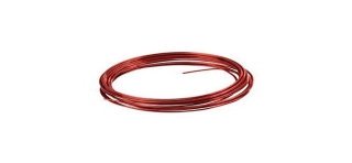 Filo di alluminio, 2 mm, 5 metri, rosso