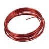 Draht, Aluminium, 2 mm, 5 Meter, rot