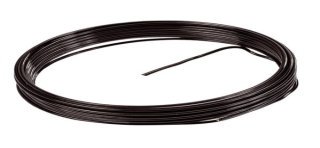 Draht, Aluminium, 2 mm, 5 Meter, schwarz