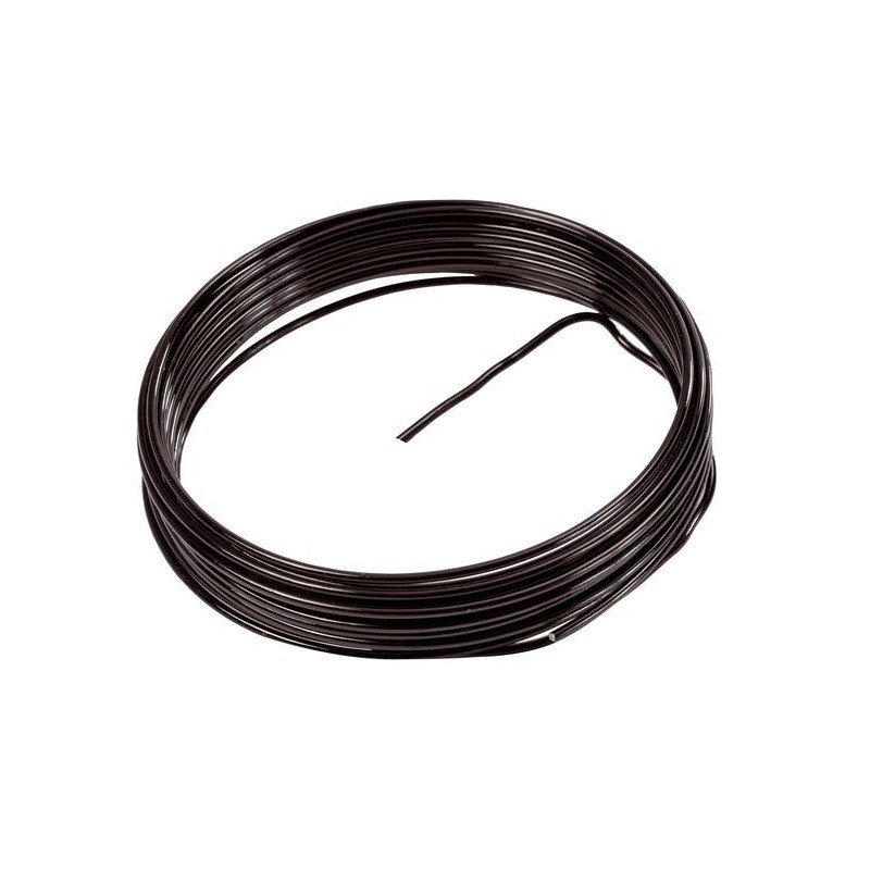 Filo di alluminio, 2 mm, 5 metri, nero