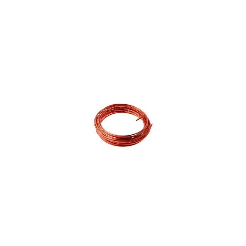 Fil métallique, aluminium, 2 mm, 5 mètres, orange Fil métallique, aluminium, 2 mm, 5 mètres, orange