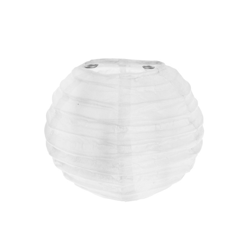 Lanterna XL, carta, ø 50 cm, borsa 1 pezzo, bianca