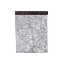 Chemin de table fanon, noir uni , 0.30m x 5m