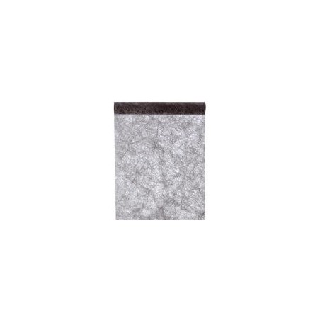 Chemin de table fanon, noir uni , 0.30m x 5m