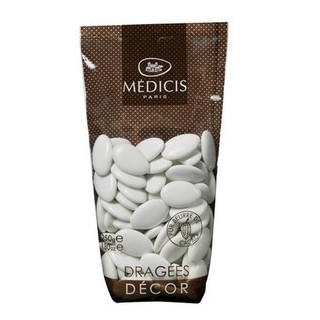 Dragees Schokolade 70% Kakao, Dekor, türkis, 250gr