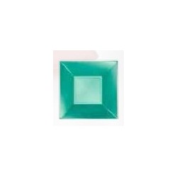 25 piatti cavi, 18x18 cm, verde perla