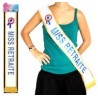 Sciarpa "Miss retraite" blu Sciarpa "Miss retraite" blu