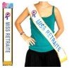 Sciarpa "Miss retraite" blu