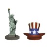 4 segnaposto, USA, 6 cm e 4,5 cm 4 segnaposto, USA, 6 cm e 4,5 cm