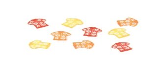 Borsa di 16 camicie di legno, Hawai, 3,5 cm