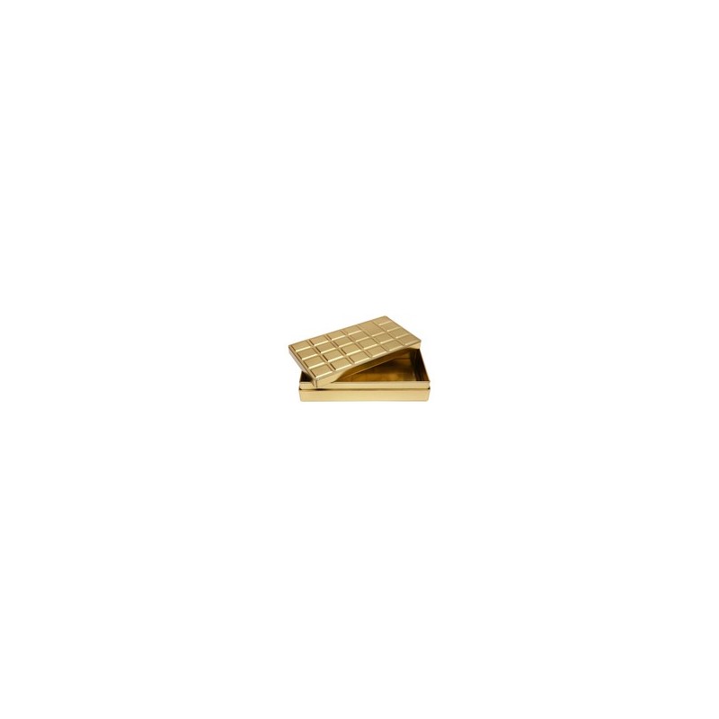 Tablette chocolat métalissée, or, 1 pièce Tablette chocolat métalissée, or, 1 pièce