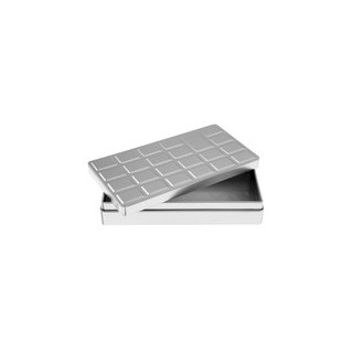 Tablette chocolat métalissée, argent, 1 pièce