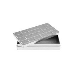 Tablette chocolat métalissée, argent, 1 pièce