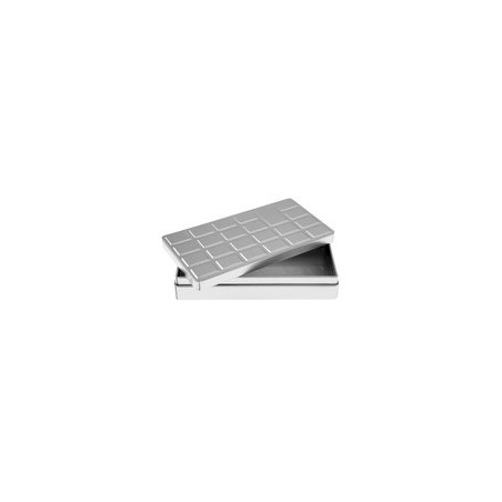 Tablette chocolat métalissée, argent, 1 pièce