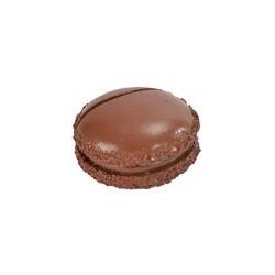 Marque place macaron chocolat, sachet de 2 pces