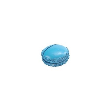 Marque place macaron turquoise, sachet de 2 pces