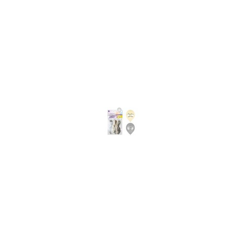 8 palloncini, battesimo, ø 30 cm 8 palloncini, battesimo, ø 30 cm