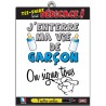 Tee-shirt on signe enterrement vie de garçon Tee-shirt on signe enterrement vie de garçon