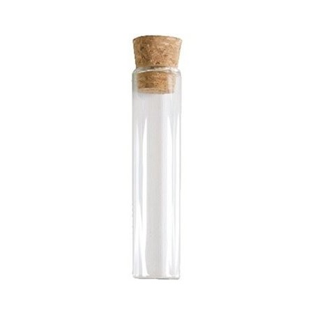 Reagenglas, Transparent, Glas mit Korken, 15 cm