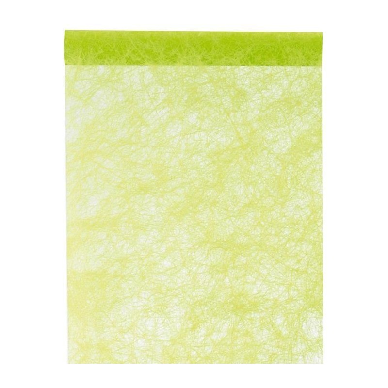 Chemin de table fanon vert 0.30 cm x 5 mètres Chemin de table fanon vert 0.30 cm x 5 mètres