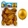 25 ballons métal or 25 ballons métal or
