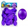 25 ballons métal violet foncé 25 ballons métal violet foncé