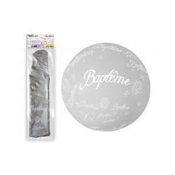 Ballon géant : Bapteme blanc