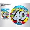 1 Heliumballon  "40 ans"