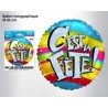 1 Heliumballon  "C'est la fête"
