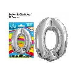 Palloncino metallico numero 0