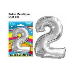 1 Ballon mit Metall-Aspekt, Nummer 2