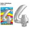 Palloncino metallico numero 4
