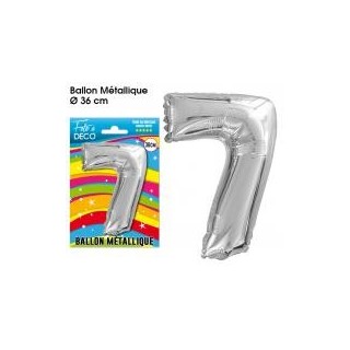 Palloncino metallico numero 7