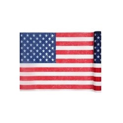 Tischläufer, USA Fahne, 30 cm x 5 meter