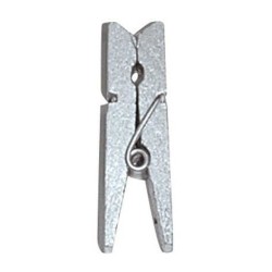 12 pinces bois or, dimensions 3.5 cm