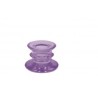 Bougeoir suède parme 4cm Bougeoir suède parme 4cm