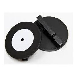 Disco musicale su clip di legno (x2) 5 cm