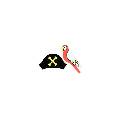 6 confetti da tavolo a tema pirata
