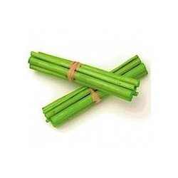 Stelo di bambù decorazione fantasia 8 x 0,7 cm (12x)