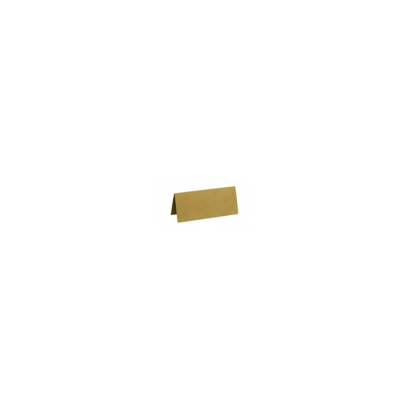 Marque place, carton, 3 x 7 cm, sachet de 10 pièces, or Marque place, carton, 3 x 7 cm, sachet de 10 pièces, or