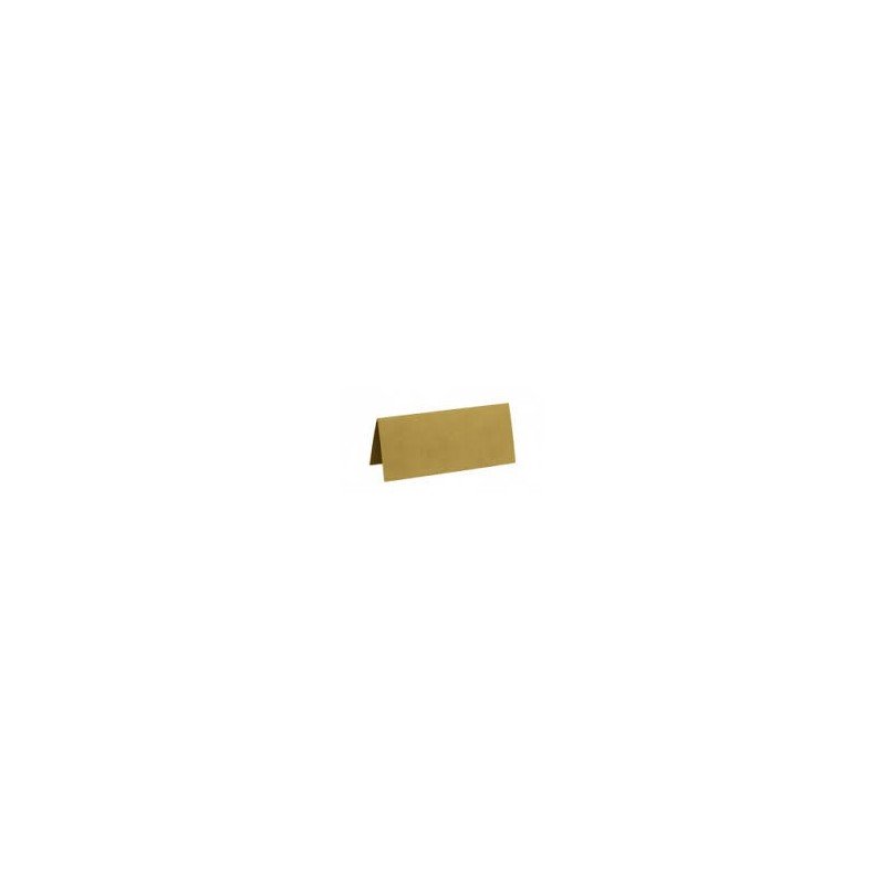 10 Rechteckiger Tischkartenhalter, 3 x 7 cm, gold
