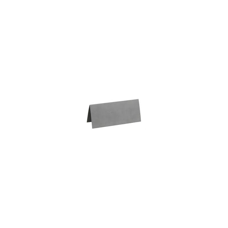 Markenplatz, Karton, 3 x 7 cm, Beutel à 10 Stück, grau