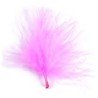 Sachet de 20 plumes, 7 cm, rose