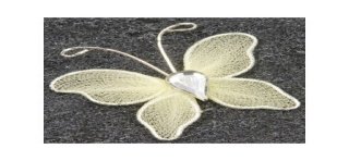 10 farfalle decorative. piccolo motivo avorio
