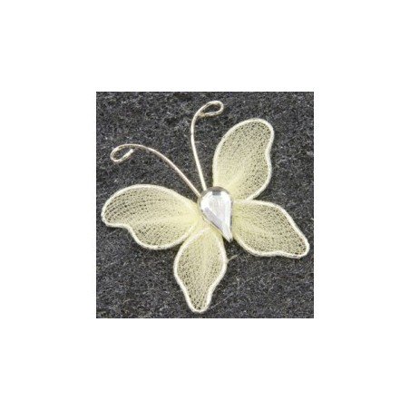 10 farfalle decorative. piccolo motivo avorio
