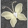 10 Papillons déco. petit modèle ivoire 10 Papillons déco. petit modèle ivoire