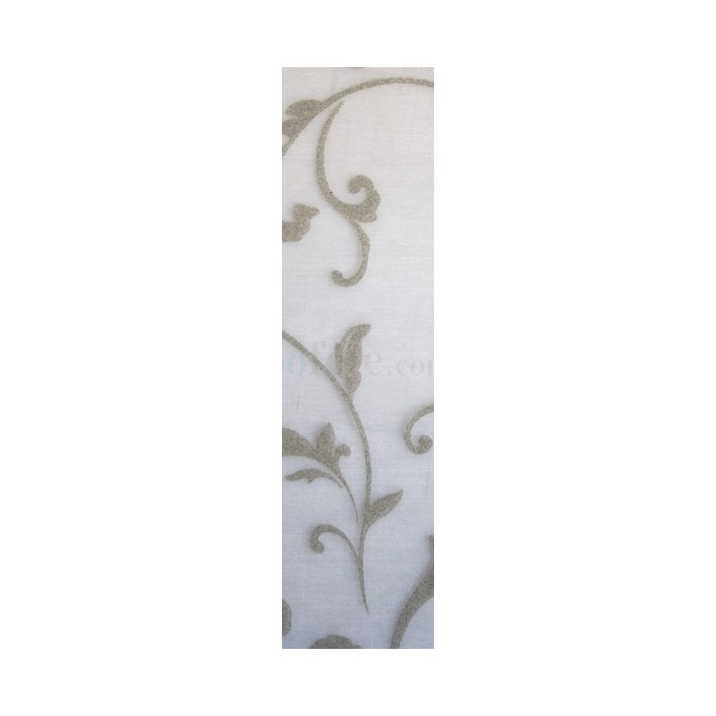 Organdi impression velours gris 30 cm x 10 m Organdi impression velours gris 30 cm x 10 m